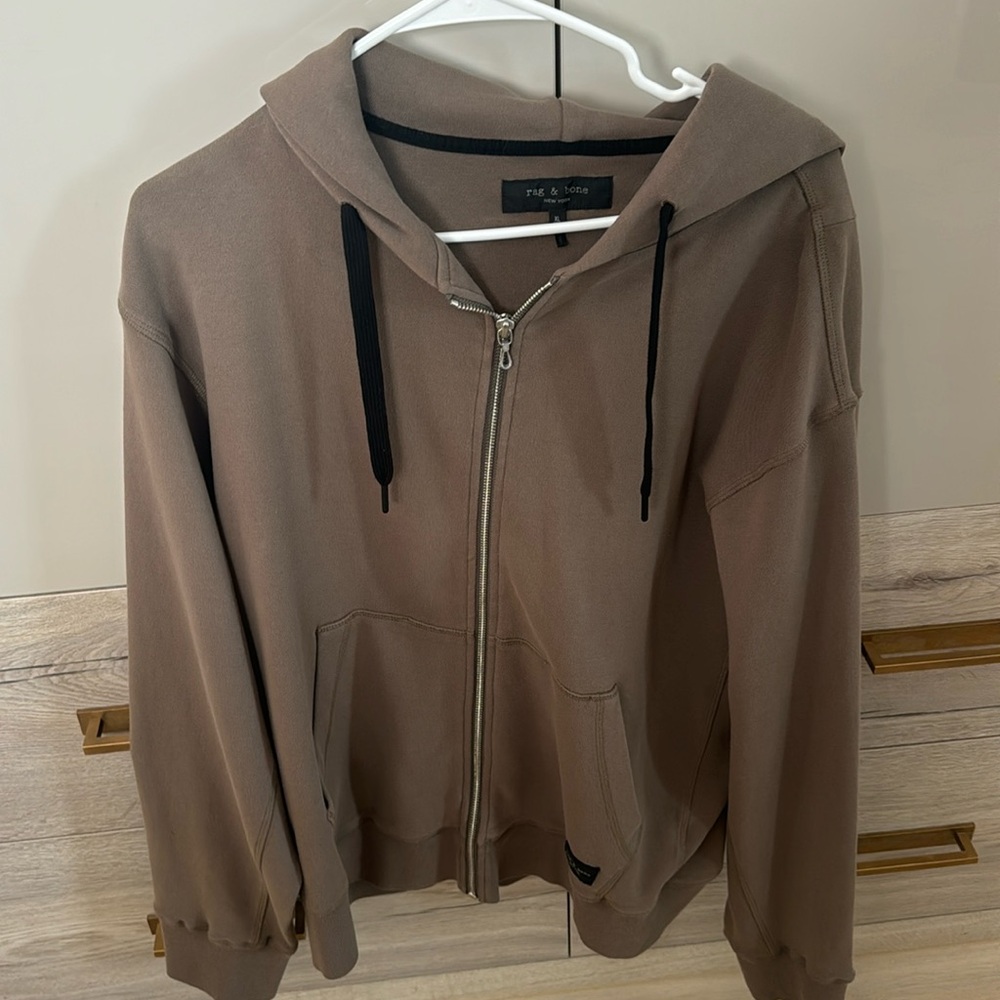 Rag and bone zip hoodie